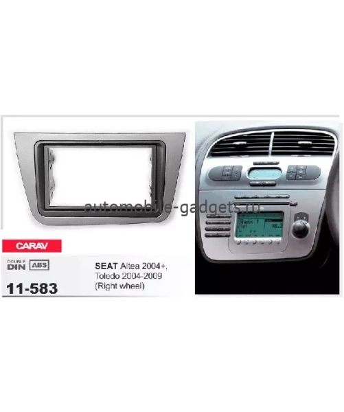 Переходная рамка CARAV 11-583 SEAT Altea 2004-2015 / Toledo 2004-2009 / только для а/м с рулем справа