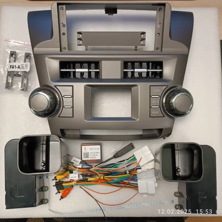 Штатная магнитола Toyota Highlander (U40) 2007-2013 12,3 дюйма Carmedia HP-T1231-KP-T-12-464-TS10 на Android 12 (4G-SIM, 4/64, DSP, QLed) LEXUS Style