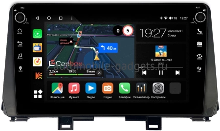 Kia Picanto 3 2017-2021 Canbox M-Line 7801-9-1398 на Android 10 (4G-SIM, 2/32, DSP, IPS) С крутилками