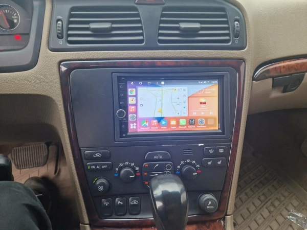 Магнитола в штатное место 2 din Volvo S60, V70 II, XC70 2004-2007 Canbox M-Line 5601-RP-VLS67B-158 на Android 10 (4G-SIM, 2/32, DSP, IPS) С крутилкой