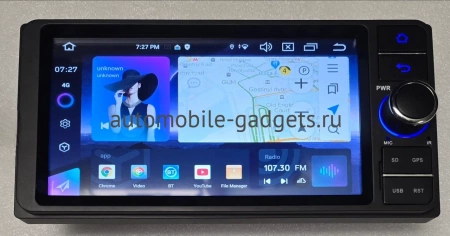 Carmedia MKD-6957-A7 штатная магнитола для Toyota (универсальная 200*100) на Android 14 c 4GB, DSP, CarPlay, 4G