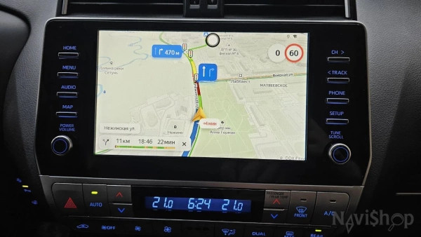 Навигационный блок для Toyota Land Cruiser Prado 150 на штатную магнитолу — NaviPilot CarPlay BOX 12 ULTRA для Toyota Land Cruiser Prado 150