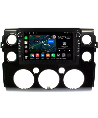 Штатная магнитола Canbox M-Line 7831-9-188 для Toyota FJ Cruiser 2006-2022 (черная, глянцевая) на Android 10 (4G-SIM, 2/32, DSP, IPS) С крутилками