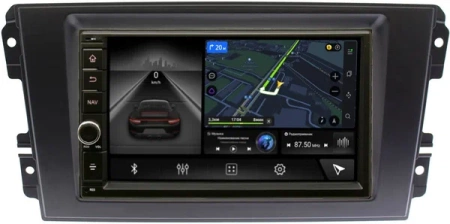 Магнитола в штатное место 2 din Datsun On-Do, Mi-Do 2014-2021 Canbox M-Line 5601-RP-DTOD-95 на Android 10 (4G-SIM, 2/32, DSP, IPS) С крутилкой