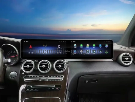 Штатная магнитола Mercedes-Benz C-класс W205, GLC X253 2014-2018 NTG 5.0/5.1 12,3 дюйма Carmedia MRW-M1207-C-NTG5 на Android 10 (4G-SIM, 8/128, DSP, QLed)