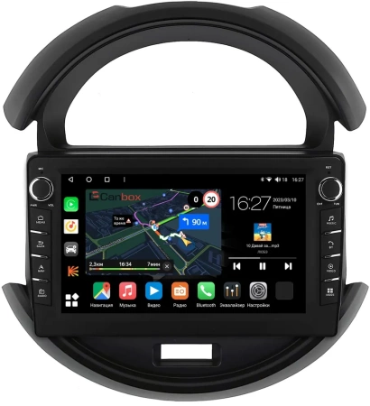 Штатная магнитола Canbox M-Line 7835-10-0661 для Suzuki S-Presso 2019-2024 на Android 10 (4G-SIM, 2/32, DSP, QLed) С крутилками