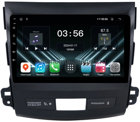 FarCar D056M штатная магнитола для Mitsubishi Outlander XL (2006-2012) Peugeot 4007 Citroen C-Crosser на Android 14 c 2GB