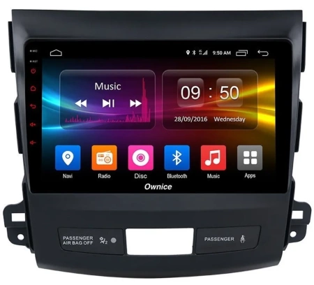 Carmedia OL-9636-I штатная магнитола для Mitsubishi Outlander XL (2006-2012), Peugeot 4007, Citroen C-Crosser на Android 10 c 2GB, DSP, 4G