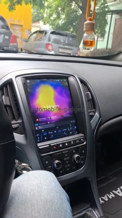 Штатное головное устройство Opel Astra J 2009-2018 (авто с кнопкой SPORT) Canbox PRO-Line (Tesla style) 9.7 дюймов 8/256 7883-1312-198 на Android 13 (4G-SIM, DSP, QLed)