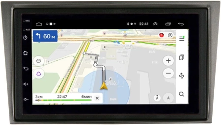 Магнитола в штатное место 2 din Opel Vita C 2000-2006 (серая, с ребром) OEM 2/16 на Android 10 (GT7-RP-OPVTD-212)