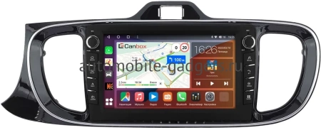 Штатная магнитола Kia Pegas 2017-2024 (глянцевая) Canbox H-Line 7832-9-0142 Android 10 (4G-SIM, 4/32, DSP, IPS) С крутилками