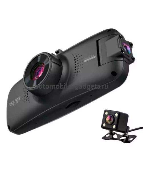 VOLFOX VF-R330 видеорегистратор c 3-я камерами
