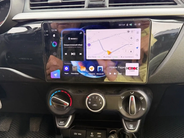 Штатная магнитола Canbox EVO 2K 5815-9078 Android 14 (4G-SIM, 6/128, DSP, QLed, AI, 360) (без кнопки) для Kia Rio 4, Rio X-Line 2017-2020