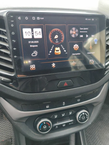 Штатная магнитола Lada Vesta SW Cross, Vesta 2015-2022 (для авто без оригинальной камеры) Canbox EVO 5810-9109 на Android 14 (4G-SIM, 4/64, DSP, QLed, AI, 360)