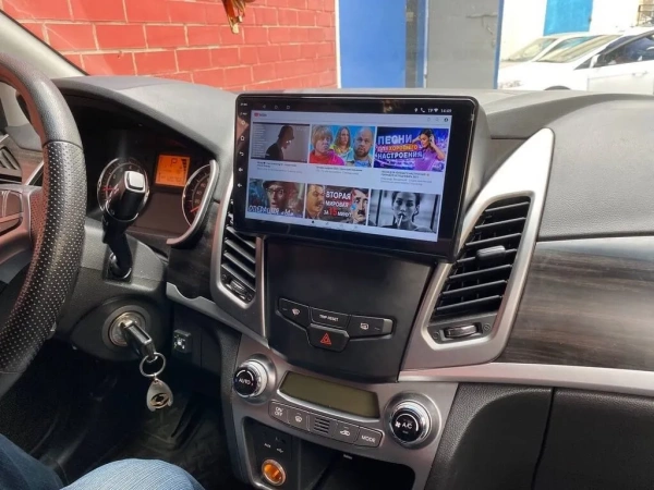 Штатная магнитола SsangYong Actyon 2, Korando 3 2013-2024 Canbox M-Line 4544-9183 на Android 10 (4G-SIM, 2/32, DSP, QLed)