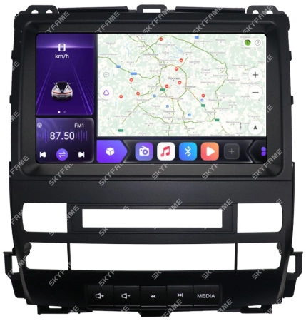 CarMedia SF-9696-1-PH-9009-12256-TS20 штатная магнитола для Toyota Land Cruiser Prado 120, Lexus GX 470 (2002-2009) на Android 13 c 12GB, DSP, 4G