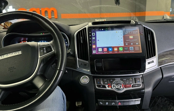 Штатная магнитола Haval H9 2014-2024 (глянец) Canbox RS10-910 1.5/32 на Android 10 (IPS, DSP, CarPlay)