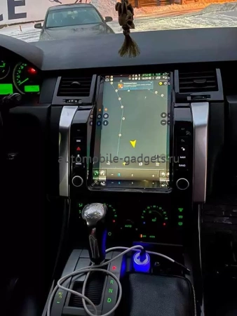 Carmedia NH-1002 ("Тесла-стиль") штатная магнитола для Range Rover Sport 2005-2009 на Android 10 с 8GB