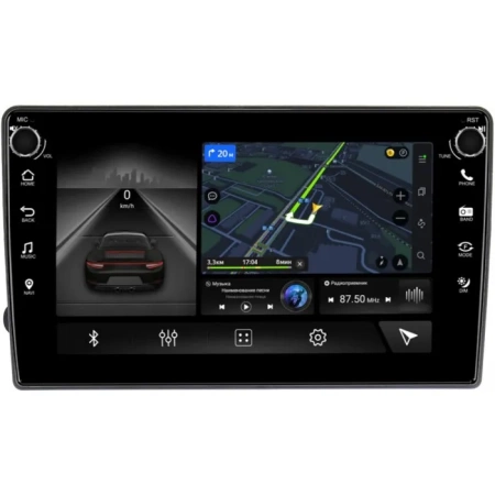 Штатная магнитола Renault Duster, Sandero 2, Logan 2, Kaptur, Dokker (2010-2022) Canbox M-Line 7801-9-691 на Android 10 (4G-SIM, 2/32, DSP, IPS) С крутилками