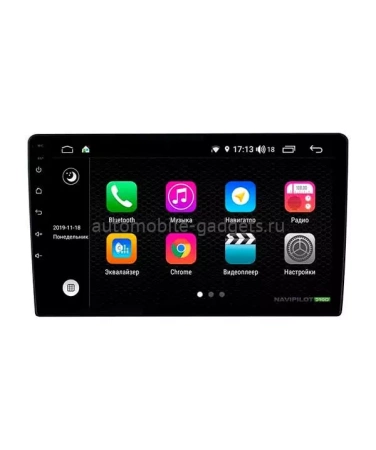 NaviPilot DROID10 PRO Универсальная автомагнитола экран 10 дюймов на Android 10 с 4Gb, DSP, 4G