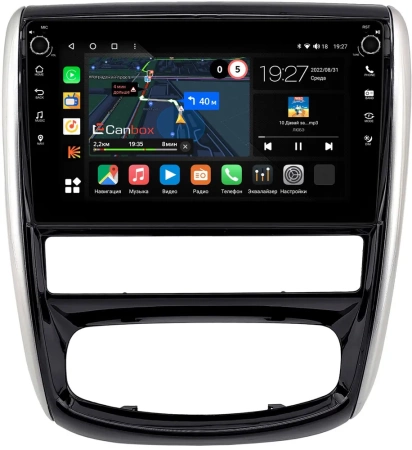 Штатная магнитола Canbox M-Line 7801-9-1346 для Nissan Terrano 3 2014-2022 (глянцевая) на Android 10 (4G-SIM, 2/32, DSP, IPS) С крутилками