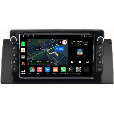 BMW 5 (E39), X5 (E53), 7 (E38) 1995-2004 Canbox M-Line 7821-9295 Android 10 (4G-SIM, 2/32, DSP, IPS) С крутилками
