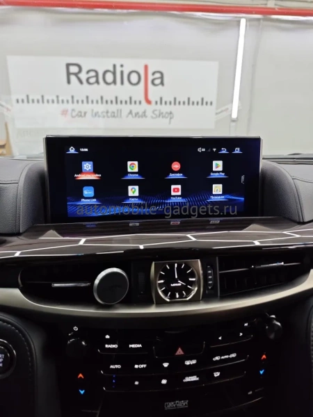 Radiola RDL-LEX-LX16 монитор 12.3" для Lexus LX570 2016+ и LX450d на Android 13, 8/128GB, CarPlay, 4G