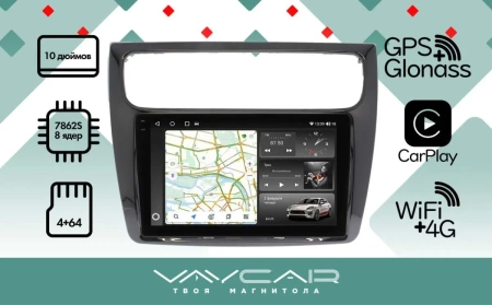 Магнитола Vaycar 10VO4_2HD для HAVAL H8 2014-2017 (Андроид, 4+64Гб, 2HD)