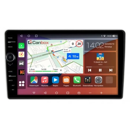 Isuzu Bighorn 1991-2002 Canbox H-Line 7843-9-2800 на Android 10 (4G-SIM, 4/64, DSP, QLed)