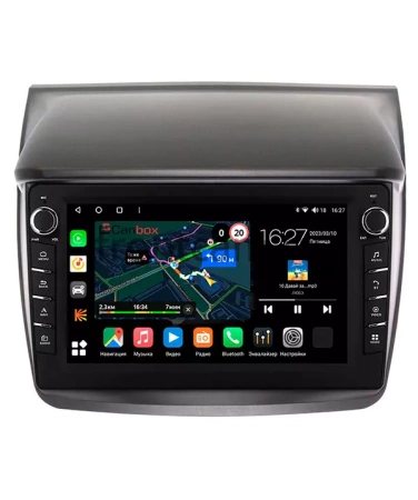Штатная магнитола Canbox M-Line 7831-9057 для Mitsubishi L200 4, Pajero Sport 2 2008-2016 на Android 10 (4G-SIM, 2/32, DSP, IPS) С крутилками