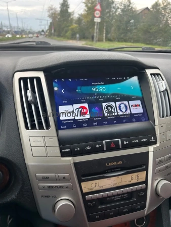 Штатная магнитола Lexus RX 300, RX 330, RX 350, RX 400h 2003-2009 Canbox EVO 5811-9-1626 на Android 14 (4G-SIM, 6/128, DSP, QLed, AI, 360)