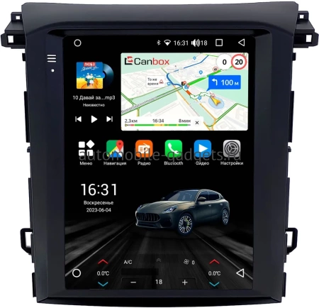Штатное головное устройство Subaru XV 2, Forester 5, Impreza 5, Crosstrek 2 2016-2024 Canbox M-Line (Tesla style) 9.7 дюймов 2/32 5620-1312-108 на Android 10 (4G-SIM, DSP, QLed)