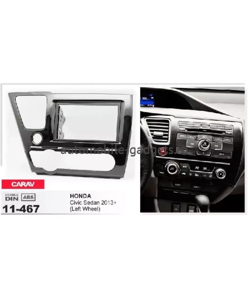 Переходная рамка CARAV 11-467 HONDA Civic 2013+ / для а/м с рулем слева, кузов "Седан"