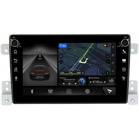 Suzuki Grand Vitara 2005-2015 Canbox H-Line 7803-9222 на Android 10 (4G-SIM, 4/64, DSP, IPS) С крутилками