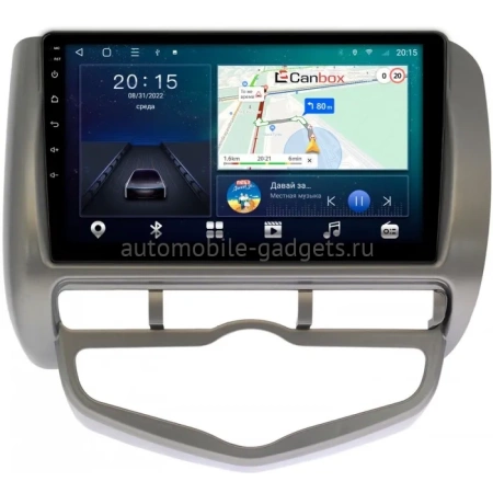 Штатная магнитола Canbox L-Line 4167-9095 для Honda Fit 2001-2008 (правый руль) на Android 10 (4G-SIM, 3/32, TS18, DSP, QLed)