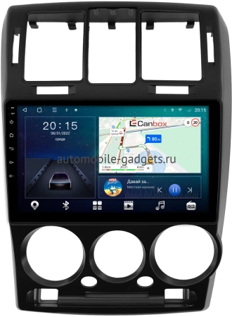 Hyundai Getz 2002-2011 (черная) Canbox L-Line 4169-9-1321 на Android 10 (4G-SIM, 2/32, TS18, DSP, QLed)
