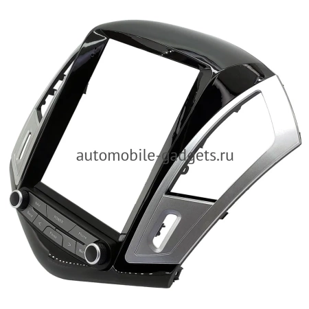 Штатное головное устройство Chevrolet Cruze 2012-2016 (черно-серая, глянцевая) Canbox PRO-Line (Tesla style) 9.7 дюймов 4/64 7881-1312-182 на Android 13 (4G-SIM, DSP, QLed)