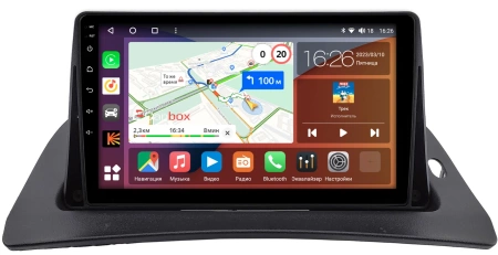 Штатная магнитола Canbox H-Line 4166-9-0450 для Renault Kangoo 2 (2008-2021) на Android 10 (4G-SIM, 4/32, DSP, QLed)