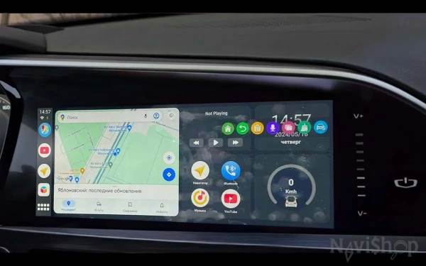 Навигационный блок для Geely Tugella на штатную магнитолу — NaviPilot CarPlay BOX 12 ULTRA для Geely Tugella 2024-н.в.