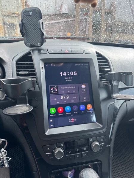 Opel Insignia 2008-2013 (черная) Canbox (Tesla style) 9.7 дюймов 2/32 GT096-1312-50 на Android 10 (QLed, DSP, CarPlay)