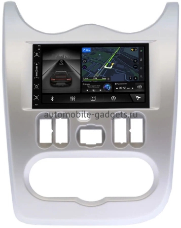 Магнитола в штатное место 2 din Renault Logan, Sandero 2009-2014 Canbox M-Line 5511-RP-RNLG-48 на Android 10 (4G-SIM, 2/32, DSP, IPS)