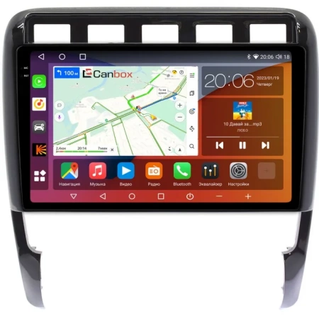 Porsche Cayenne (955) 2002-2007, Cayenne (957) 2007-2010 Canbox H-Line 2K 4182-9-366 на Android 10 (4G-SIM, 4/64, DSP, QLed)