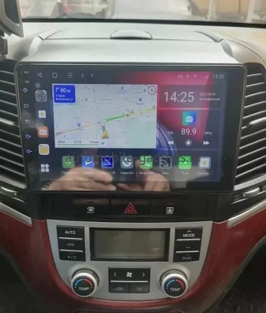 Штатная магнитола Hyundai Santa Fe 2 2005-2012 Canbox M-Line 4542-9052 на Android 10 (4G-SIM, 4/64, DSP, QLed)