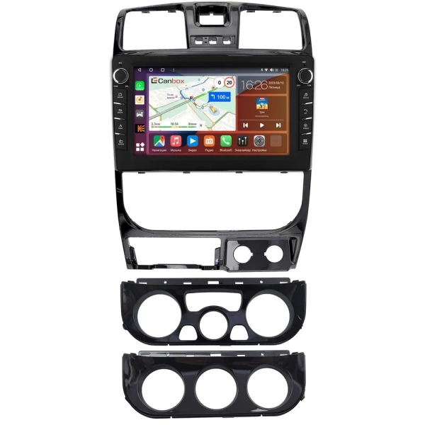 Штатная магнитола Great Wall Wingle 5 2011-2015 Canbox H-Line 7837-10-027 на Android 10 (4G-SIM, 4/64, DSP, QLed) С крутилками