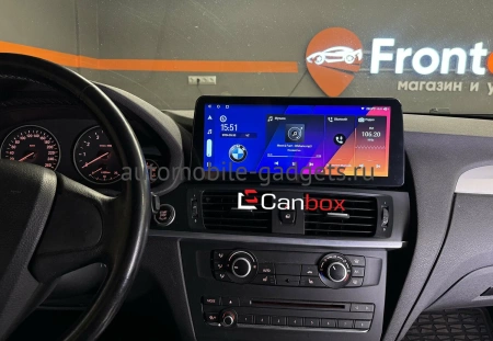 BMW X3 (F25) 2010-2017, X4 (F26) 2014-2018 12.3 дюйма Canbox GT1233-0071 на Android 10 (CarPlay, 2/32, DSP, QLed) BMW Style