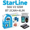 Сигнализация StarLine S66 v2 BT 2CAN+4LIN 2SIM GSM Сигнализация StarLine S66 v2 BT 2CAN+4LIN 2SIM GSM