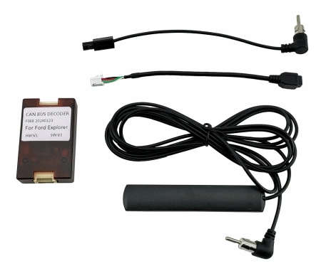Штатная магнитола Ford Explorer 5 2010-2019 12.3 дюйма Canbox M-Line 7713-0066 на Android 10 (4G-SIM, 4/64, DSP, QLed) Mercedes Style