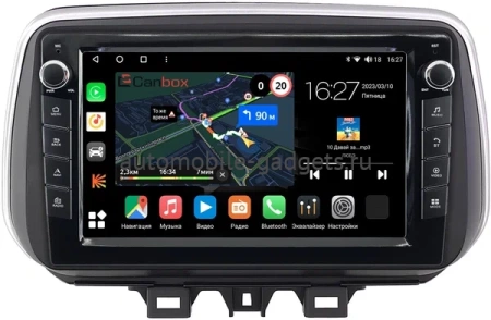 Hyundai Tucson 3 2018-2021 Canbox M-Line 7825-10-0609 на Android 10 (4G-SIM, 2/32, DSP, QLed) С крутилками