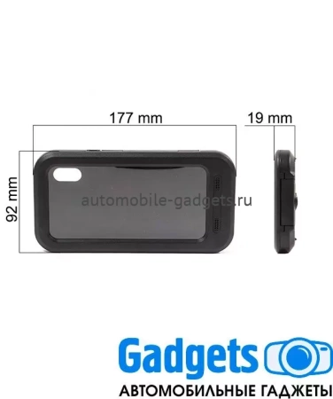 Водонепроницаемый чехол/ держатель для iPhone X на велосипед и мотоцикл DRCXIPHONE (черный)