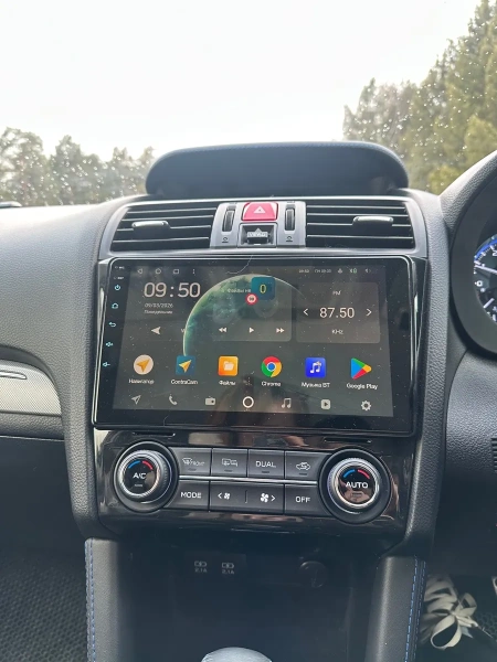 Штатная магнитола Subaru Levorg 2014-2020 (глянцевая) Canbox Logic-i3 5721-9-1031 на Android 11 (4G-SIM, 4/64, DSP, 360, QLed)